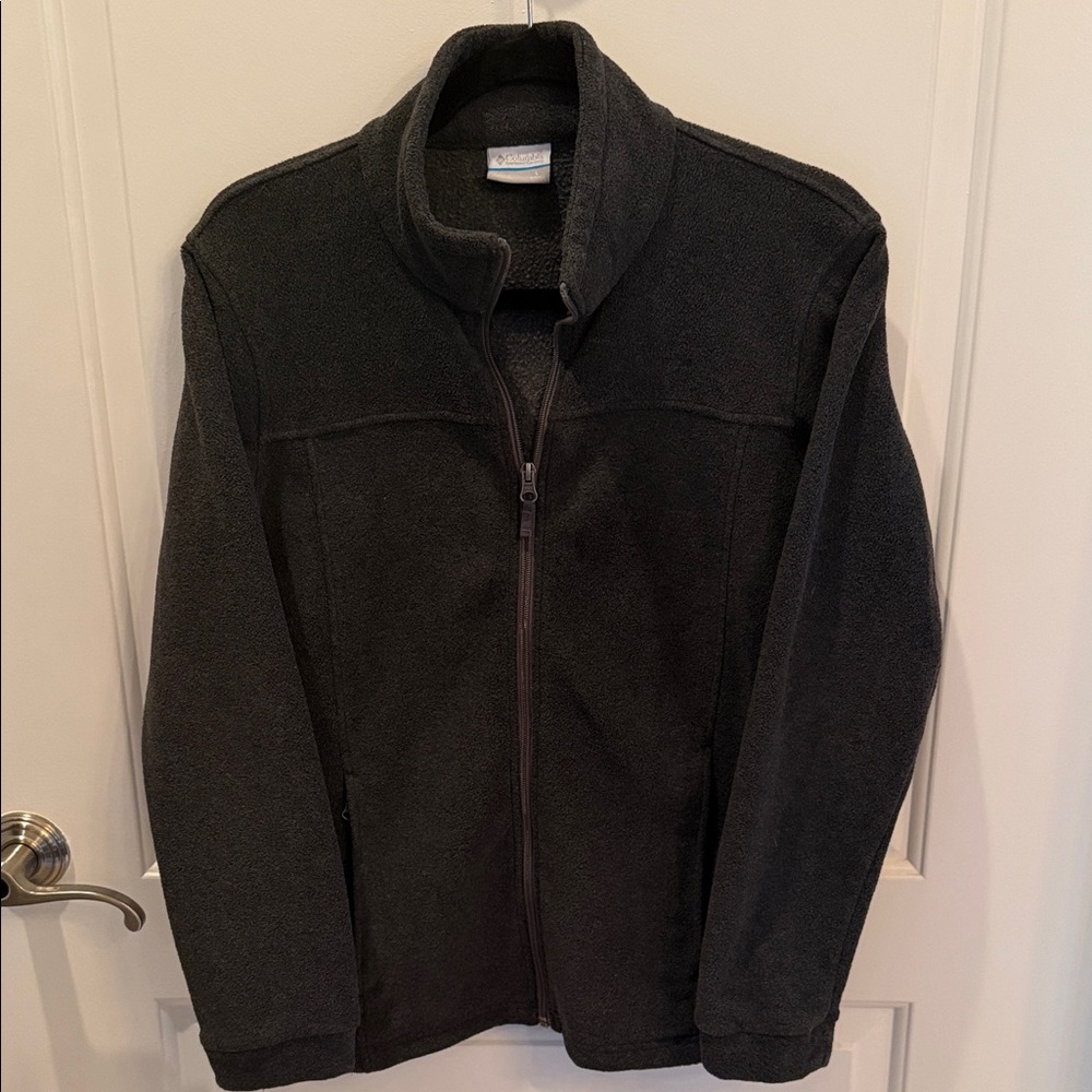 Columbia Boys Charcoal Zip-Up Sweater